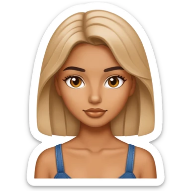 cool California girl being a model sticker