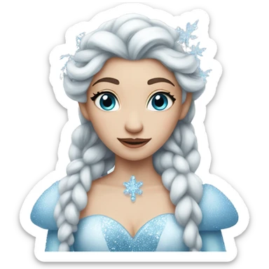 fairy-tale Snow Queen sticker