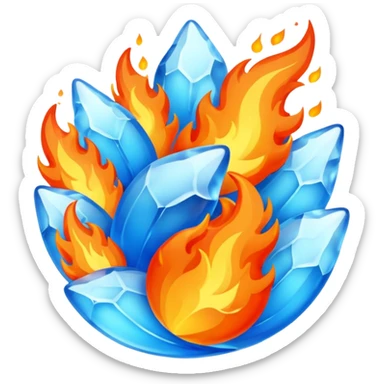 Hot and cold  sticker