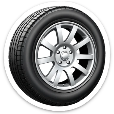 tire, wheel, road noise, reducing the hum from asphalt and rubber at any speed. sticker