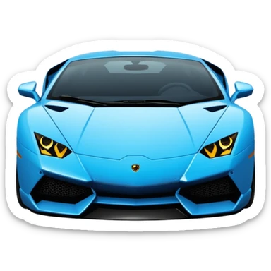 حاlamborghini waite sticker