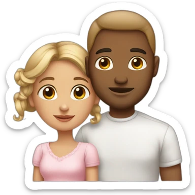 husband wife babygirl sticker