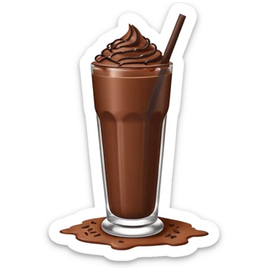 chocolate smoothie show sticker
