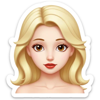 Coquette girl sticker