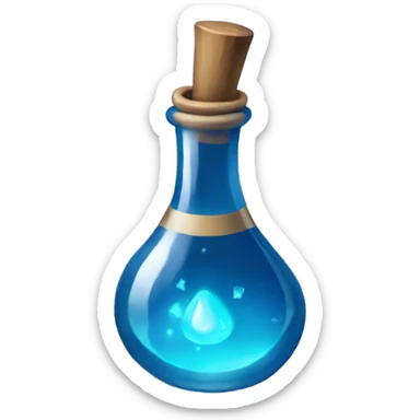 Magic blue potion  sticker