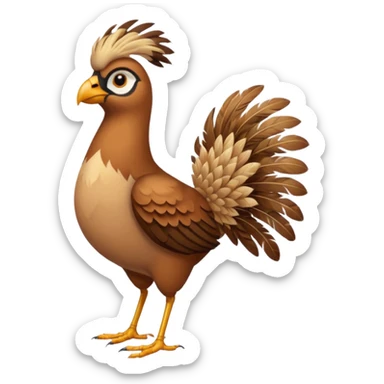 desert bird sticker