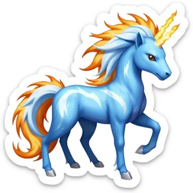 Manectric-Suicune-Rapidash-fusion-hybrid-creature  sticker