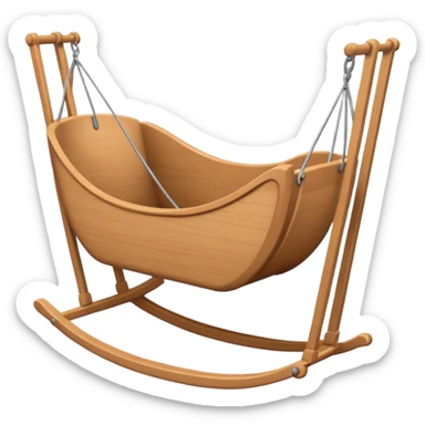modern cradle sticker