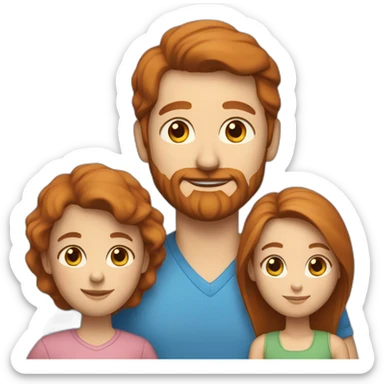 family;-red-haired-dad-beard,-light-brown-haired-mom,-red-rabbit-blue-eyes- sticker