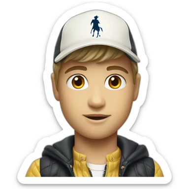 White Boy with Ralph Lauren cap sticker