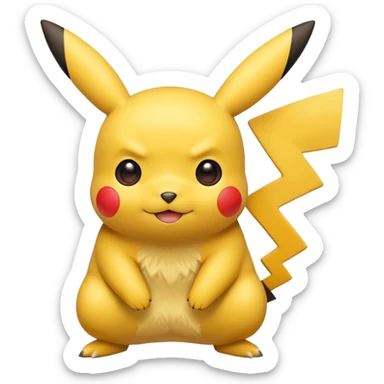 Pikachu version ios sticker
