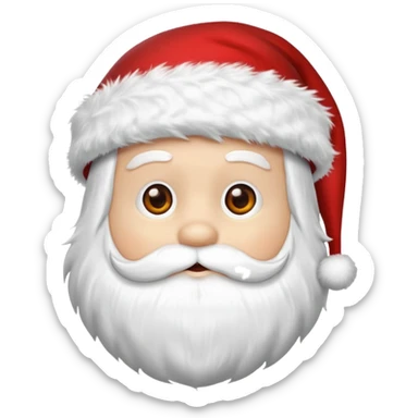 Santa hat emoji sticker