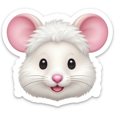 Cute Mouse face 🐭 sticker