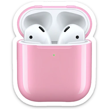 Pink AirPods  sticker