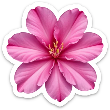 Azalea flower sticker