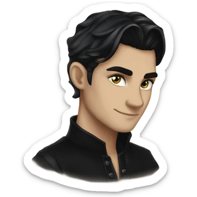 Rhysand from ACOTAR, faerie, pointed ears sticker