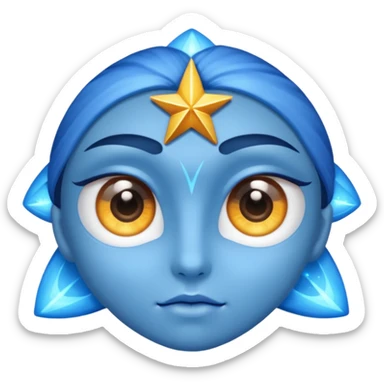 Gözleri yıldızlı emoji sticker