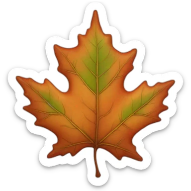 maple leaf sticker