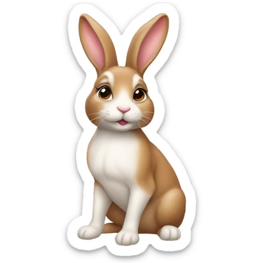 Coquette bunny  sticker