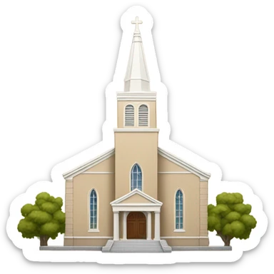 Tan LDS church sticker