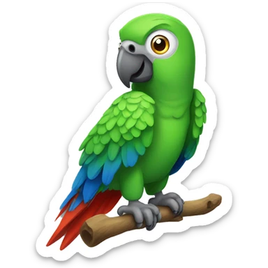 Parrot sticker