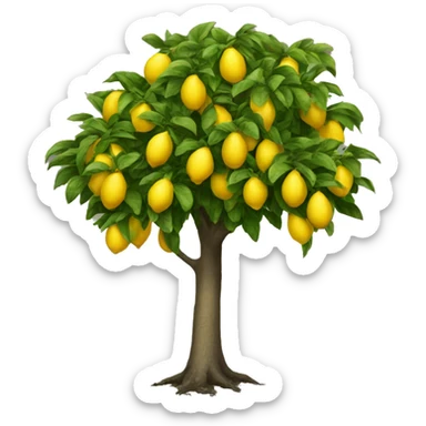 Lemon tree sticker