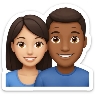 interacial couple sticker