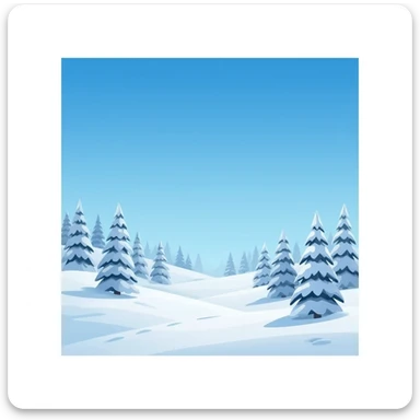 Crystal Snow sticker