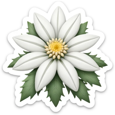 edelweiss realista sticker