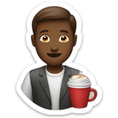 coffee break sticker