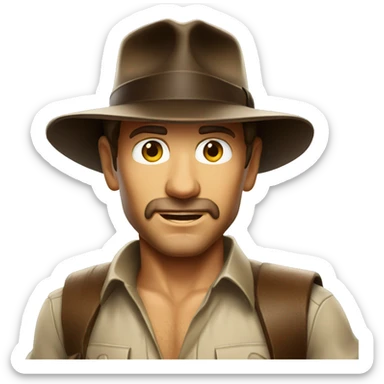 Indiana Jones sticker
