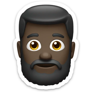 tête de bélier en noire et blanc sticker