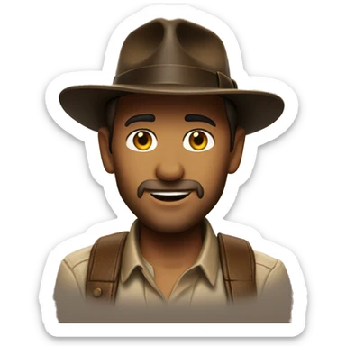 indiana jones sticker