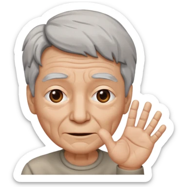 Hii hand + face sticker