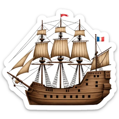 Batavia the Dutch East India Company ship sticker