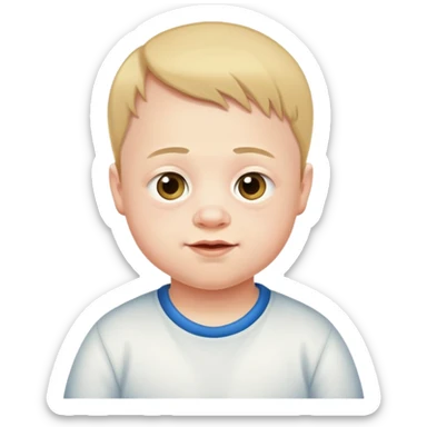 Boy with Down syndrome  sticker