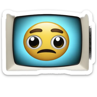 tv with text inside of it saying "last hl" sticker