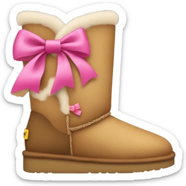 Uggs with bows sticker