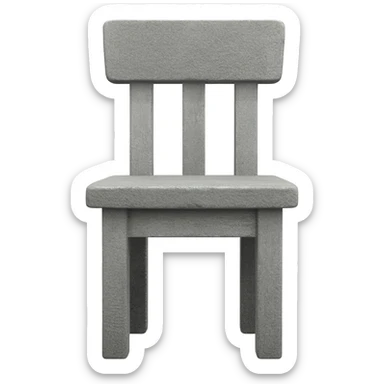 rock on a chair sticker