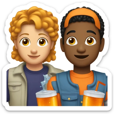 Keenan and kel with orange soda sticker