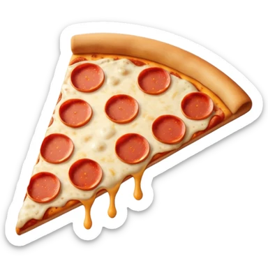 Faccia di cane pizza sticker