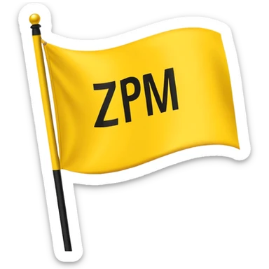 Put "ZPM" on a Yellow flag sticker