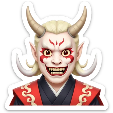 demonio japones sticker