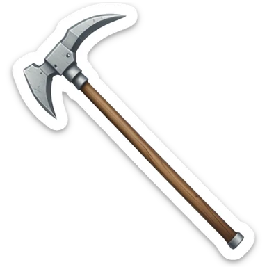 Minecraft pickaxe tool sticker