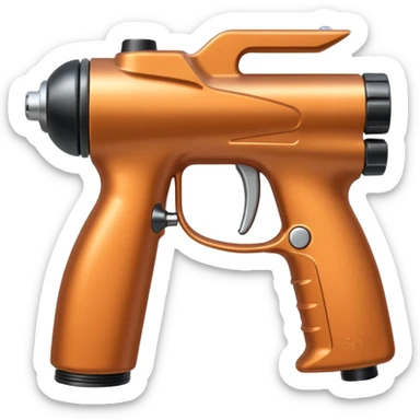 spray tan gun sticker