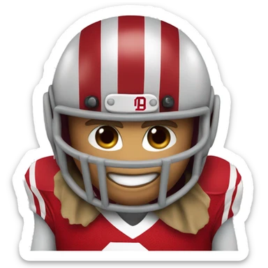 Brutus the buckeye mascot  sticker