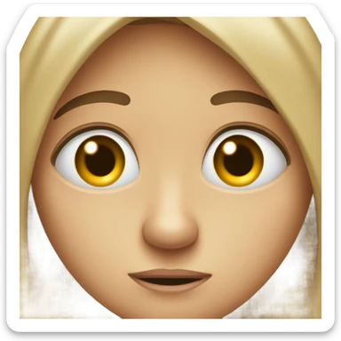 Begging face  sticker