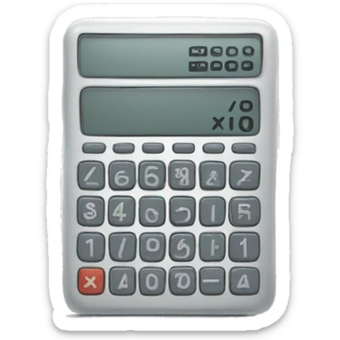 calculator sticker