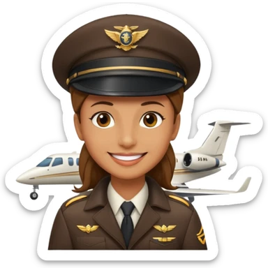 piloto de avion pobre vs rico sticker