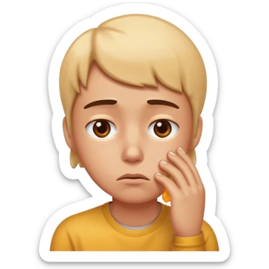 blud thinks about melting  sticker